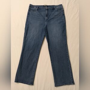 BUFFALO DAVID BITTON JEANS HIGH RISE STRAIGHT LEG STRETCH DENIM SIZE 16 / 32
